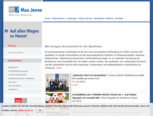 Tablet Screenshot of max-jenne.de